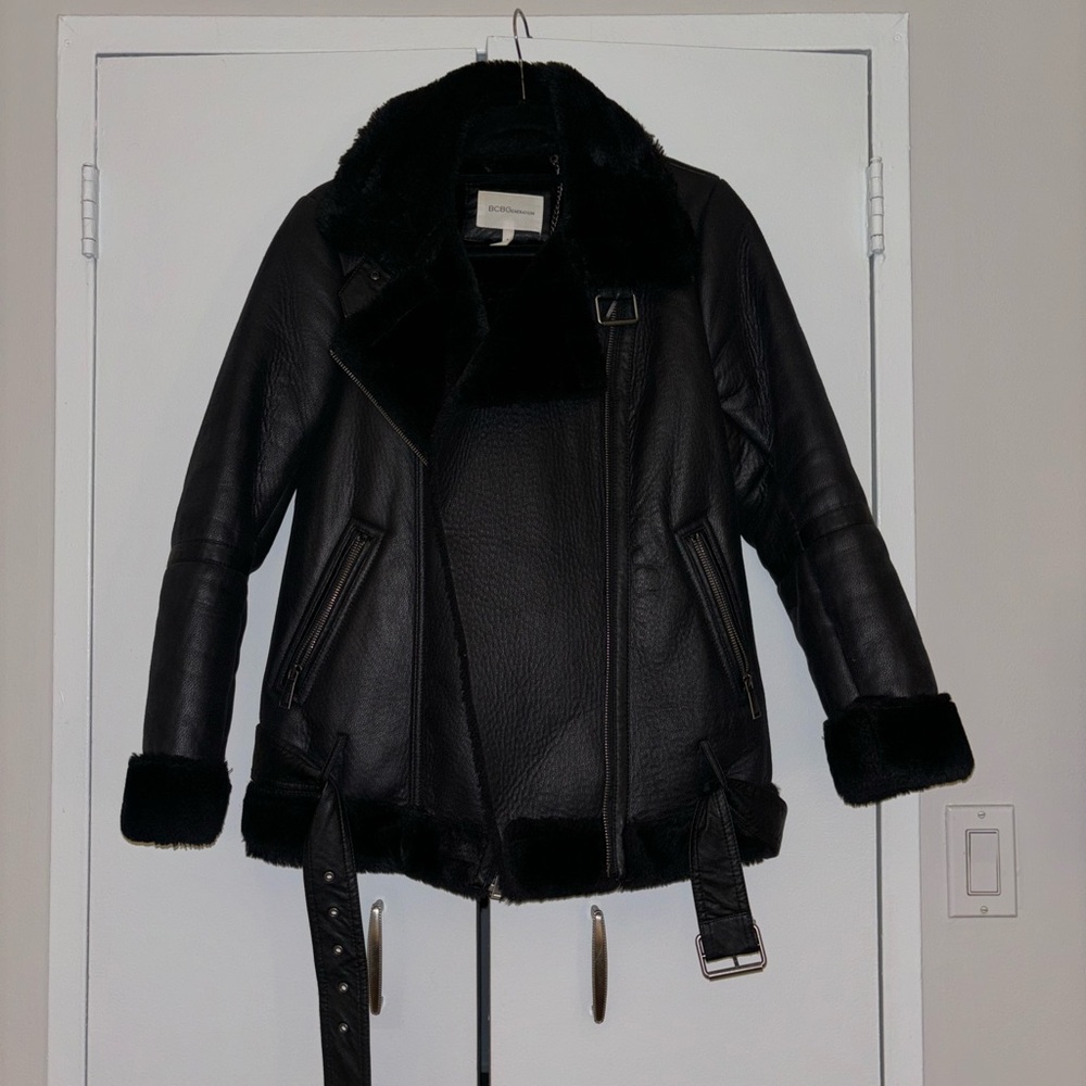 BCBGeneration Faux Fur Jacket